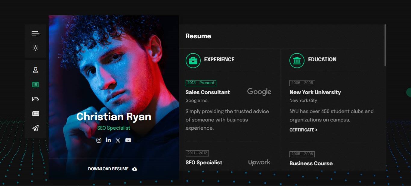 Online CV Website - Image 12