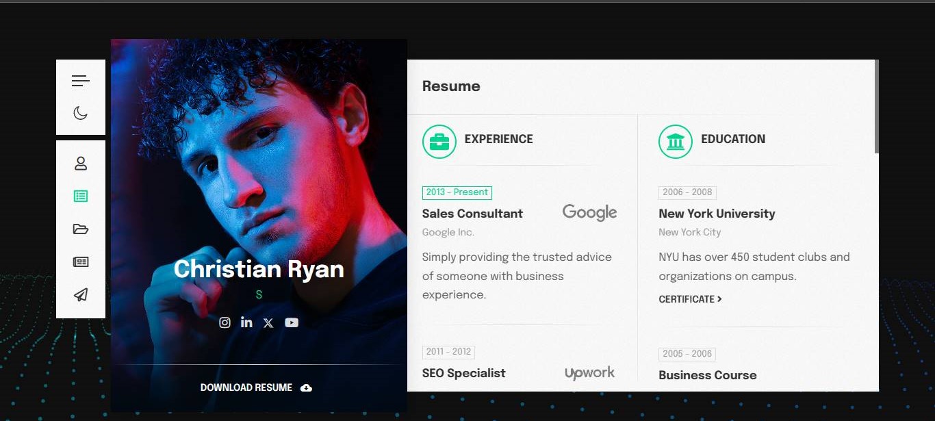 Online CV Website - Image 4
