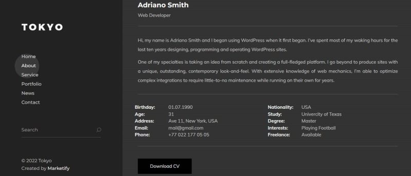 Personal Website - Image 4
