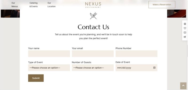 Catering Business Website - Image 23