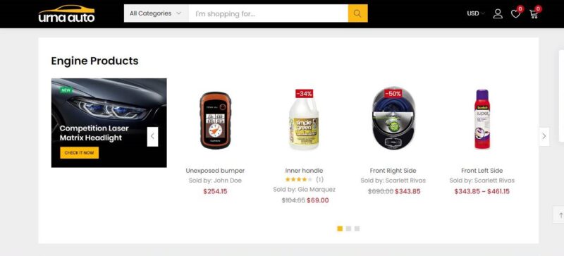 Auto Parts E-commerce Website - Image 4