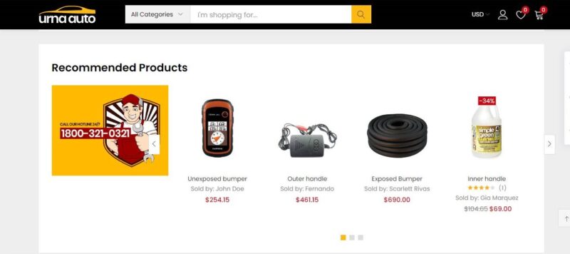 Auto Parts E-commerce Website - Image 6