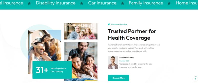 Insurance Business Website - Image 2