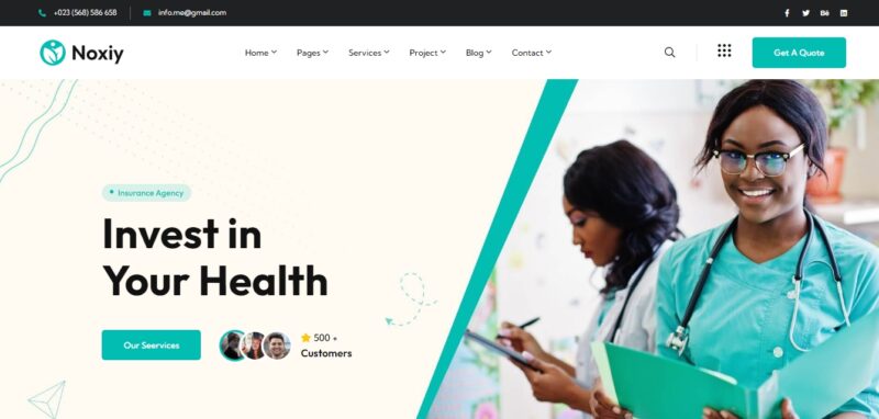 Insurance Business Website