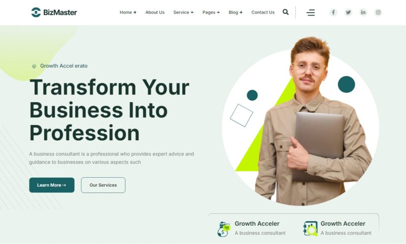 Consulting Business Website