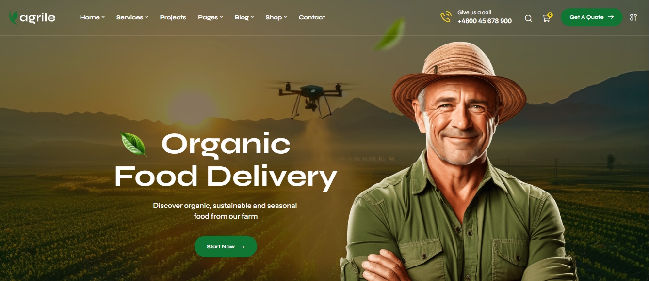Agriculture Farm Business Website - Image 3