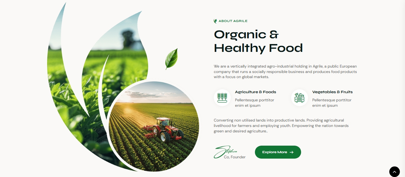 Agriculture Farm Business Website - Image 4