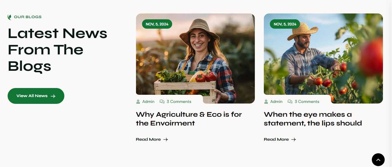 Agriculture Farm Business Website - Image 9